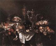 Banquet Still-Life gf BEYEREN, Abraham van